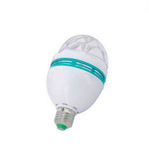 Global - 3w - E27 Duylu, Rgb Disko Tipi Lazerli Dönen Led Ampul