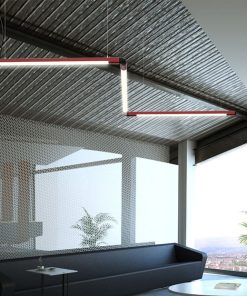 Kırmızı Kasa - Eski Tip Nostalji Bar Ve Dekoratif Aydınlatma Armatürü