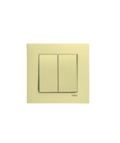 Viko Novella Bronz/Gold Komütatör (Çerçeve Dahil)