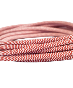 Marmaline - 2'li Ttr Kablo, Örgülü - Zikzak (Kırmızı - Beyaz)