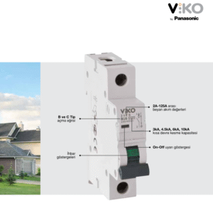Viko - 1*100 Amper Monofaze Otomatik Sigorta (6kA)
