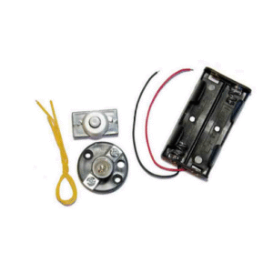 Marmaline - Poşetli Öğrenci Deney Seti (Pil Yuvası + Minyonet Duy + Ampul + Çıt Çıt Anahtar)