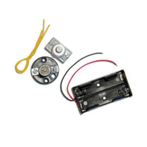 Marmaline - Pilli Tahtalı Öğrenci Deney Seti (Pil Yuvası + Varta Pil + Minyonet Duy + Ampul + Çıt Çıt Anahtar)