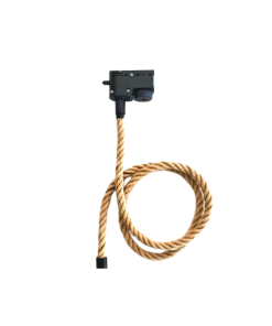 Marmaline - 65 cm Örgülü İnce Halatlı Avize Duy Tesisatı - Ray Soketli