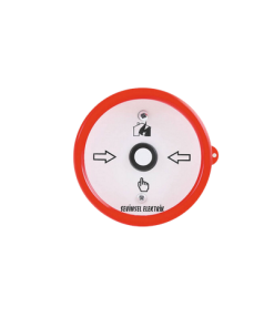 Sevimsel - 110/220V Yuvarlak Yangın İhbar İkaz Butonu