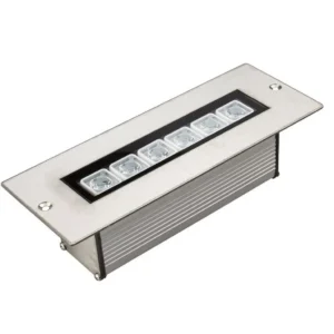 20cm - 6w - Sıva Altı Gömme Tip - Ip67 Su Geçirmez - Wall Washer Aydınlatma Armatürü - 4000k - Ilık Beyaz