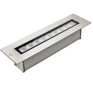 30cm - 9w - Sıva Altı Gömme Tip - Ip67 Su Geçirmez - Wall Washer Aydınlatma Armatürü - 6500k - Beyaz Işık