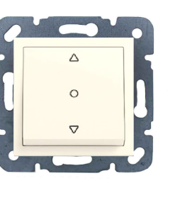 Viko Karre Krem Tekli Jaluzi Kumanda Anahtarı (Çerçeve Hariç)