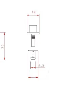 1-0-2, Köşeli Saç Kurutma Makinesi Anahtarı (3 Bacaklı)
