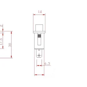 1-0-2, Köşeli Saç Kurutma Makinesi Anahtarı (3 Bacaklı)