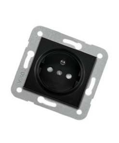 Viko Trenda Siyah Çocuk Korumalı Ups Prizi (Çerçeve Hariç)