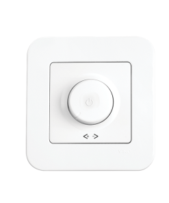 Viko Rollina Beyaz Rotatif Dimmer R 40-600W (Çerçeve Dahil)