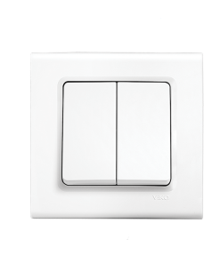 Viko Linnera Beyaz Komütatör (Çerçeve Dahil)