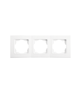 Viko Linnera Beyaz Yatay Üçlü Çerçeve