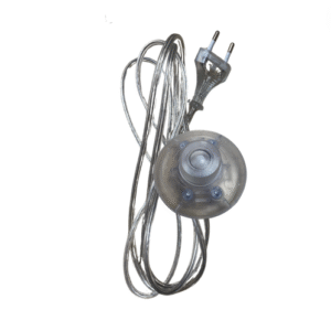 Marmaline - 2 Metre Yerpuarlı Fişli Kablo - Şeffaf