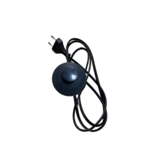 Marmaline - 2 Metre Yerpuarlı Fişli Kablo - Siyah