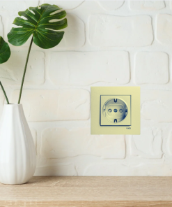 Viko Novella Metalik Beyaz İkili Priz Çerçevesi (Yalnızca Çerçeve)