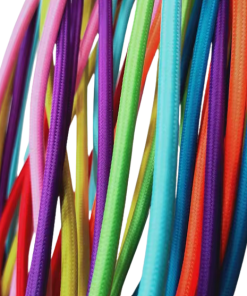 Marmaline - 2'li Ttr Kablo, Örgülü Sütlü Kahve / Haki Zigzag