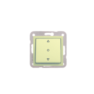 Viko Novella Metalik Beyaz Tekli Jaluzi Kumanda Anahtarı - (Çerçeve Hariç)