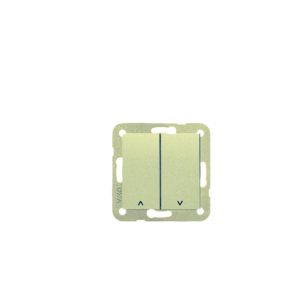 Viko Novella Metalik Beyaz İkili Jaluzi Kumanda Anahtarı - (Çerçeve Hariç)