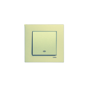 Viko Novella Metalik Beyaz Permutatör (Ara Vavien) - (Çerçeve Dahil)