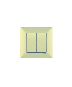 Viko Trenda Metalik Beyaz Komütatör - (Çerçeve Dahil)