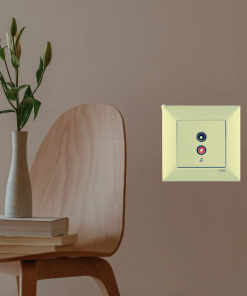 Viko Trenda Metalik Beyaz Tekli Data Prizi (Rj45) (Cat6) - (Çerçeve Dahil)